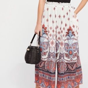 Free people wide leg pants